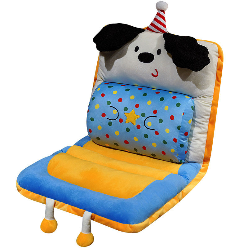 冬天卡通加厚连体坐垫车载办公室久坐椅子靠背一体腰托垫子可拆洗