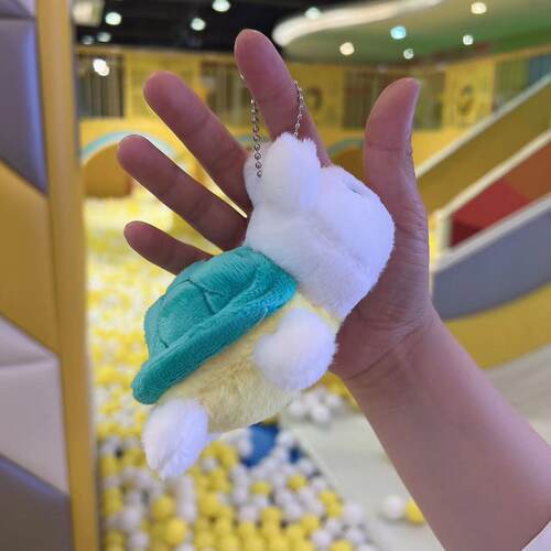 海洋系列爆款新品龟兔钥匙扣挂饰龟蜜公仔小挂件乌龟可爱萌兔玩偶
