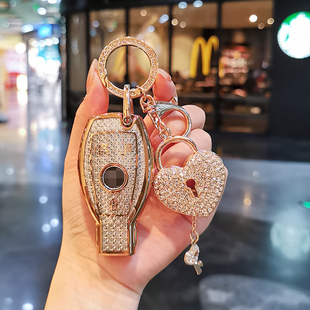 适用奔驰C180L钥匙套C级E200L壳GLA200GLC260女B200车CLA GLE GLK