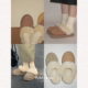 wddyshoes手工鞋 皮毛一体加绒毛量超多棉花糖升级版 厚底雪地棉拖