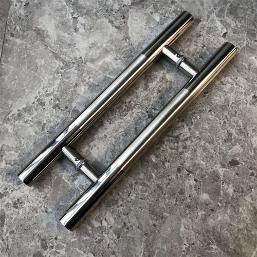 玻璃门拉手不锈钢有框推拉木门把手地弹簧无框门扶手白钢大门拉手