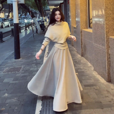 法式温柔风套装连衣裙子