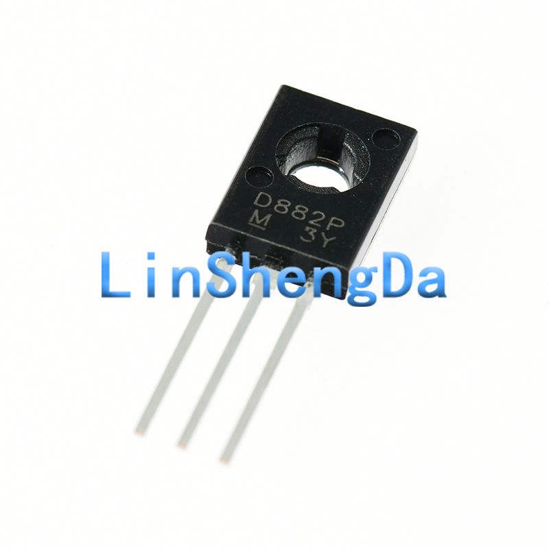 三极管 D882 2SD882 3A/40V NPN 直插TO-126  电蚊拍用三极管