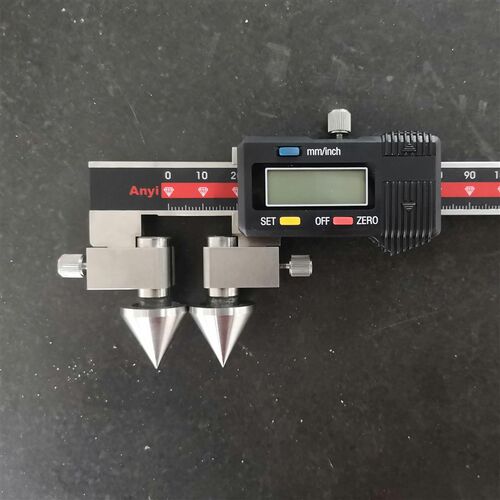 安一正品中心距数显卡尺锥测头测量孔距孔心距卡尺150 200 300mm