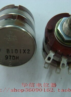 TOCOS RV24YG 20F B100R B100欧双联电位器 灯丝平衡300B