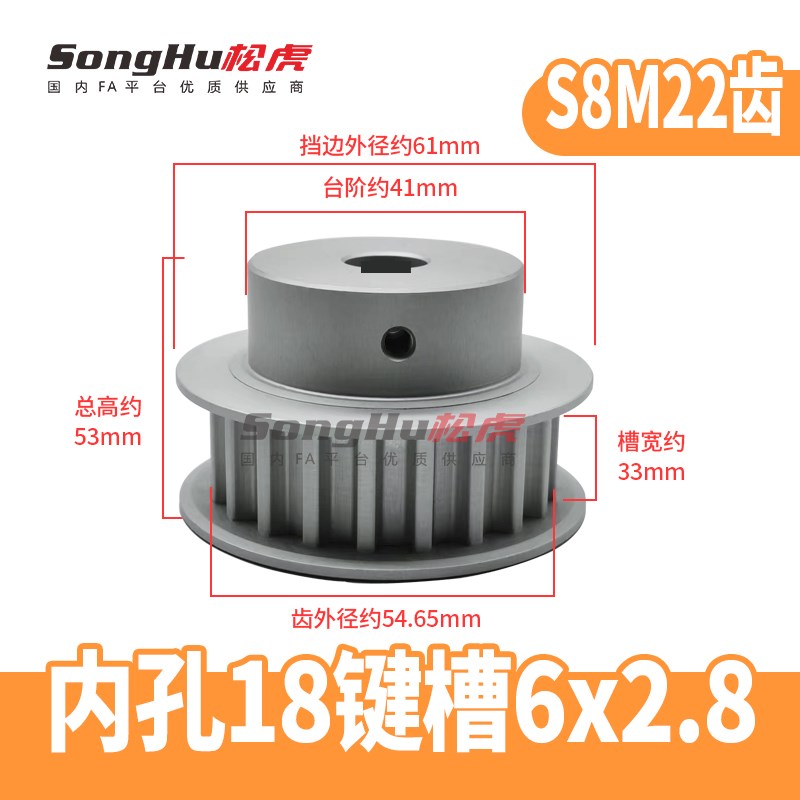 EBL41-S8M300-22-B-N-d12至25孔EBL61-S8M400-22-B-N-d12至25孔