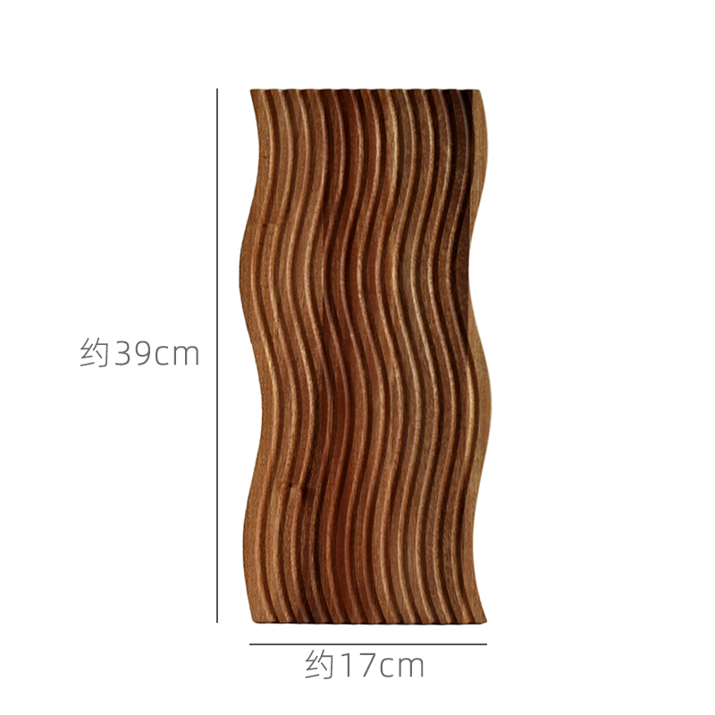 乌檀木多用途托盘香薰木摆件拍照道具餐盘下午茶盘甜品台面包板