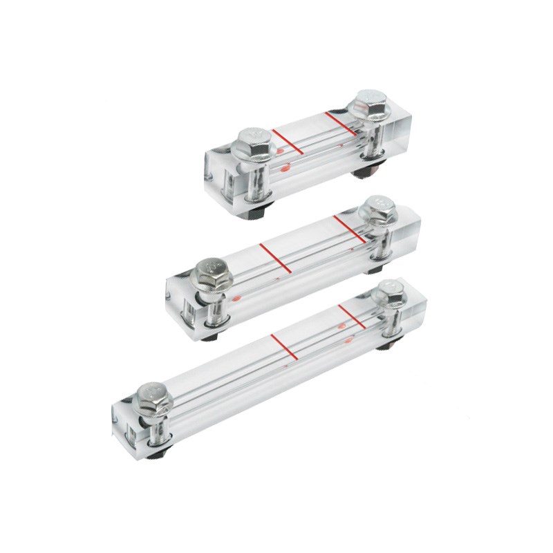 螺杆空压机观油镜液位计长形油标油尺油窗80/100/140油位镜水位计