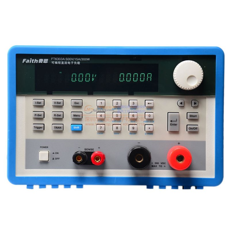 新款可程式设计直流电子负载30A/500V/600W FT6305A
