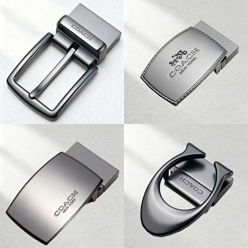 适用于维修蔻驰男士皮带扣头coach替换腰带头3.8cm针扣可旋转C扣