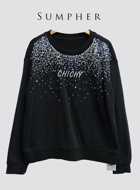 【广州杰哥Jack】Sumpher CC家专柜新款时尚黑色卫衣-012204