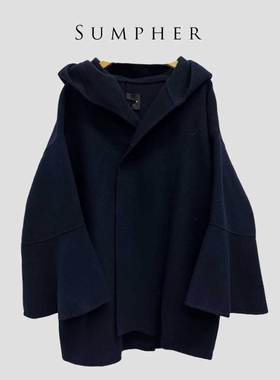 【广州杰哥Jack】Sumpher哥文家专柜新款时尚黑蓝大衣-46140