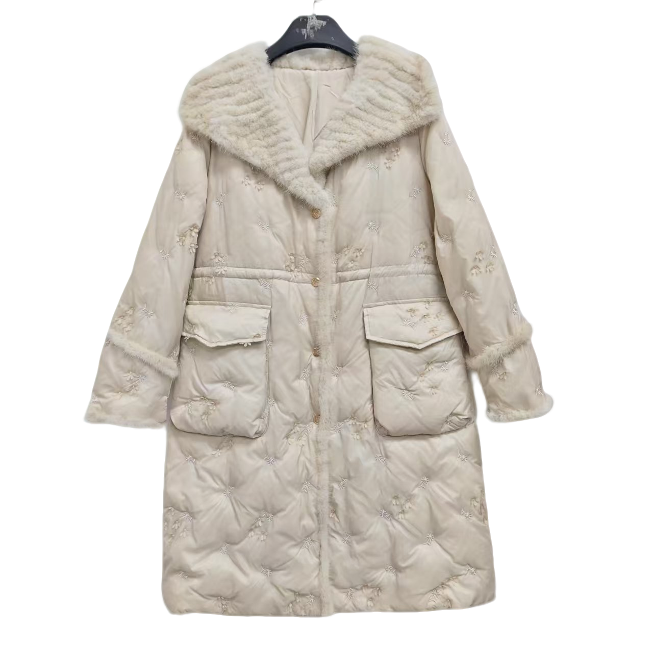 【DS】冬专柜折扣精选品牌女装高端时尚防寒服-146-1