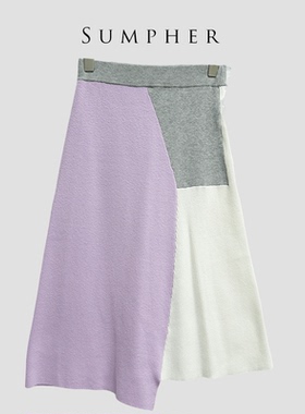 【广州杰哥Jack】Sumpher CC家专柜新款气质紫色半裙-012194