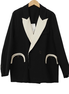 【CMM】A5精选女装秋冬新款高端轻奢定制韩版女黑色西服-1323