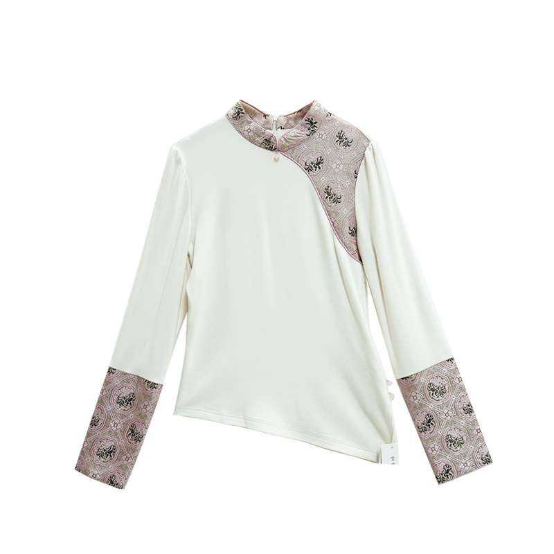 【莹莹高定】新品国风高定款新中式高端大气时尚米白色上衣-87319