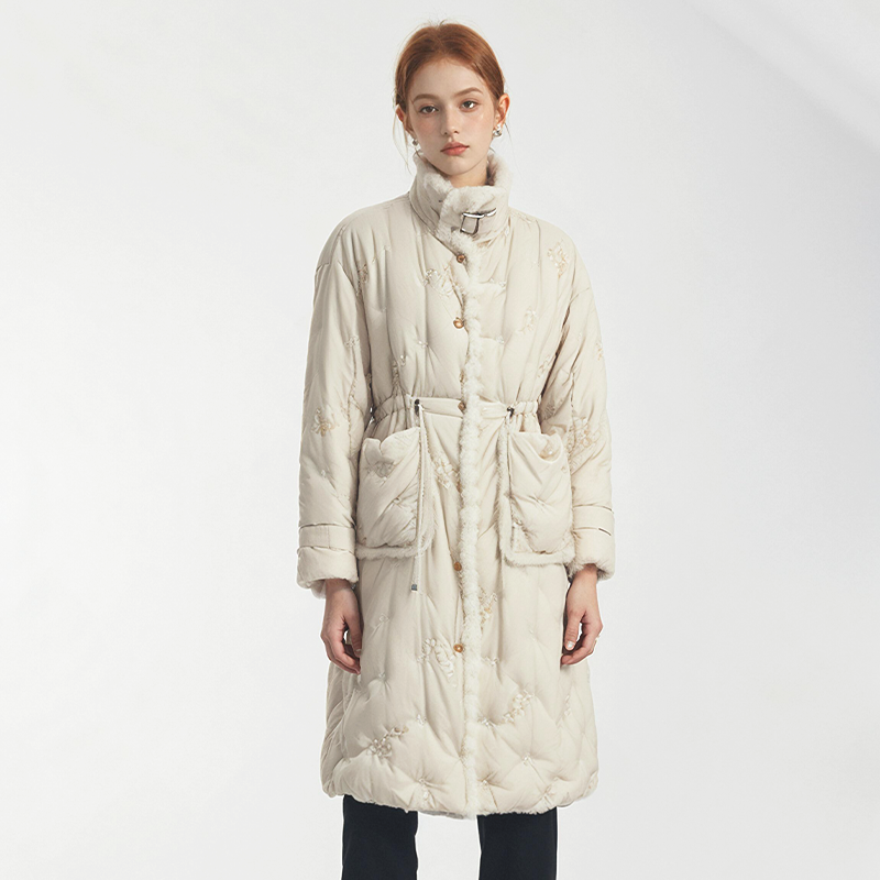 【DS】冬专柜折扣精选品牌女装高端时尚防寒服-188-1