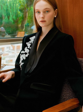 玛瑟精选专柜新款秋女装时尚高端气质轻奢通勤休闲外套-67006