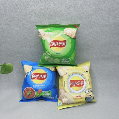 临期 乐事原味黄瓜味香浓红烩味薯片23g膨化食品网红零食