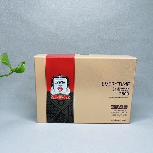 临期韩国品牌红参饮品2800滋养补品400g(10gx40包)送长辈高端礼品