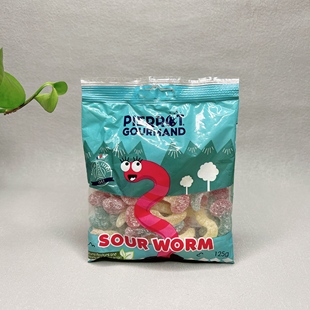 临期特价 法国进口虫虫酸软糖125g儿童小零食果汁软糖