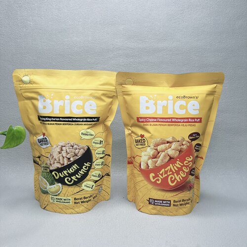 临期特价 马来西亚进口猫山王榴莲味香辣起司味全谷粮米果100g
