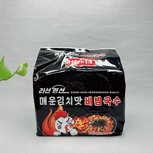 临期特价 朝鲜进口罗先瓴先辣白菜味拌面630g方便面宿舍充饥食品