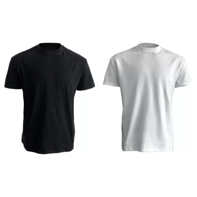 FARSTA基础纯色正肩冰感小领口打底260g百搭收紧领口男女同款短袖