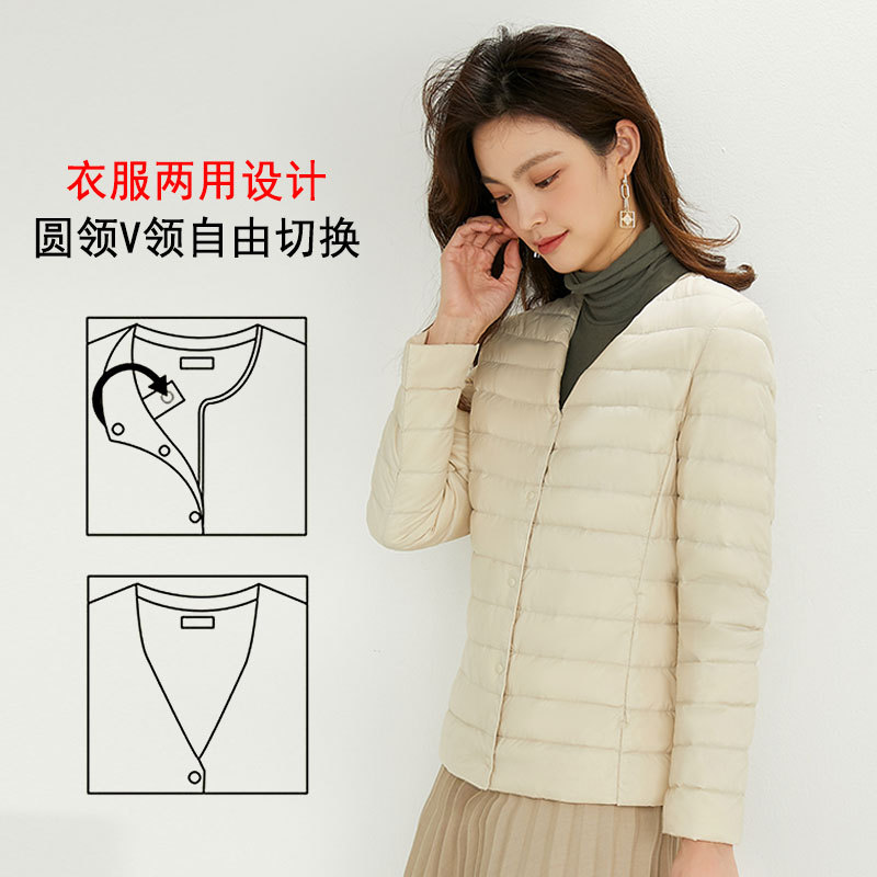 现货急速发 轻薄款羽绒服女超轻羽绒服