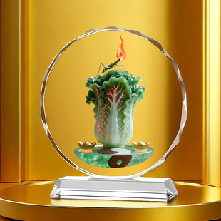 百财聚来桌面摆件招财进宝桌面装 饰品公司店铺摆件客厅乔迁送礼