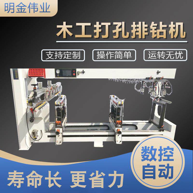 木工排钻 青岛厂家供应板式家具 用木工机械排钻 木工打孔排钻机
