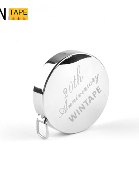 wintape不锈钢卷尺高端定制半自动回弹量衣三围尺便携随身尺2米