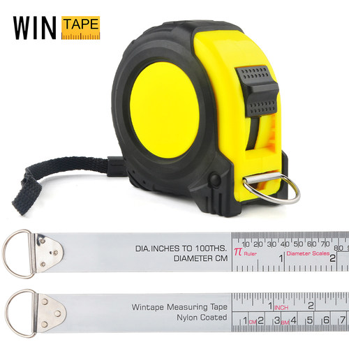 Wintape直径尺双刻度8米树尺花园多功能周长卷尺木工家具尺