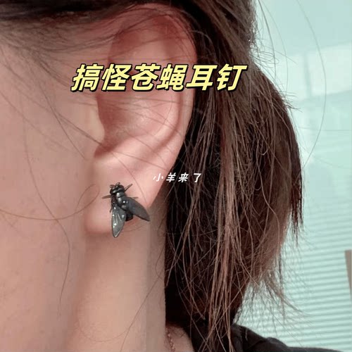 送这个仿真苍蝇焊在我闺蜜耳朵上