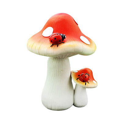 庭院花园草坪小蘑菇摆件造景布置