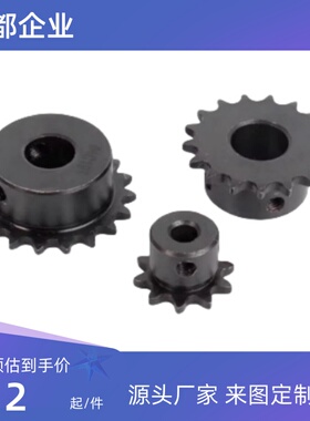 链轮链条BSP40B/SP40B13-N-12/14/15/16/17/18/19/20/22 发黑处理