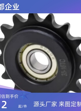 链轮 链条 VLS01-06B-16/18/21/25-d10/12/15/17/20 材质发黑处理