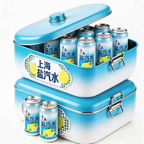 上海盐汽水柠檬味0脂0糖24瓶