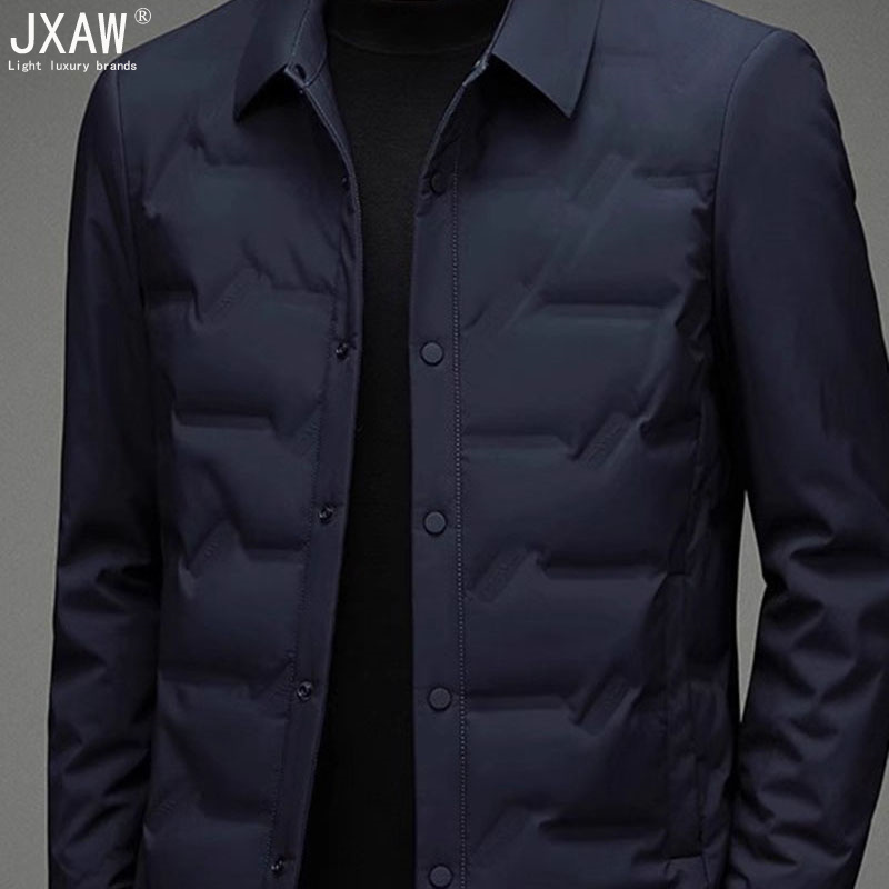 轻薄休闲羽绒服男士2025秋冬新款