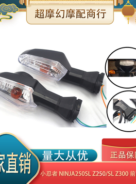 适用于川崎 小忍者 NINJA250SL Z250/SL Z300 前后转向灯 指挥灯