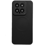 森爽 简约纯色磨砂Magsafe磁吸适用小米17promax手机壳米14全包15Ultra防摔13仿液态硅胶软薄无线充电钛灰