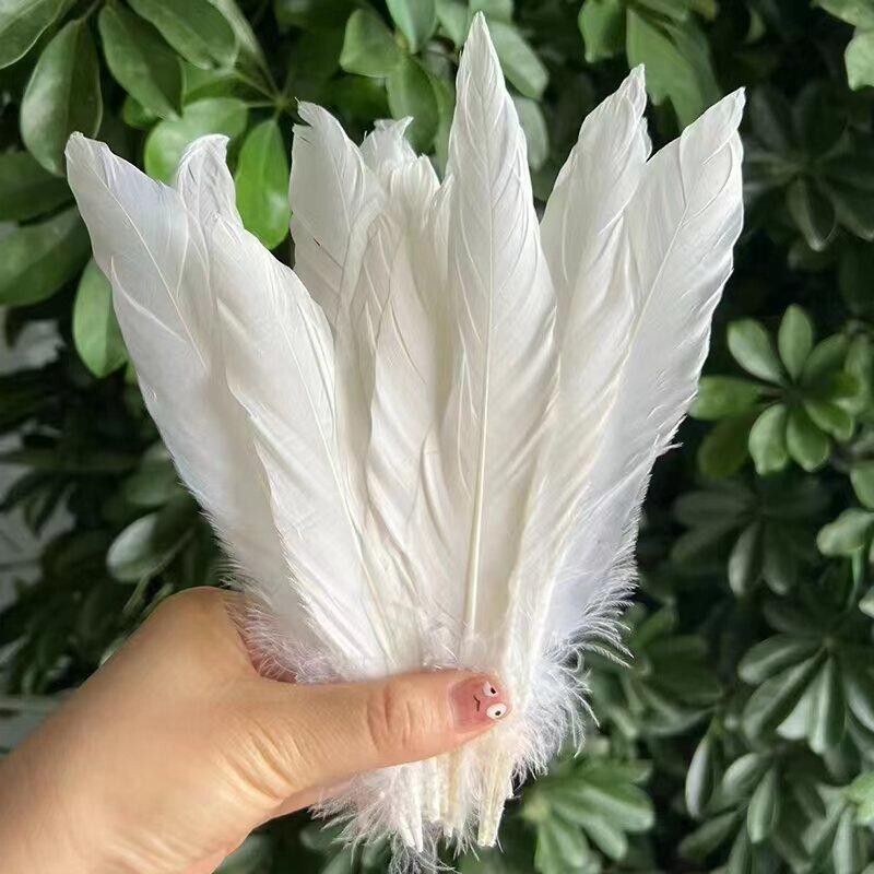 幼儿园手工diy彩色羽毛大羽毛配件道具饰品婚礼温馨创意摆件服装