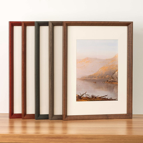 实木大相框挂墙a3营业执照4k素描