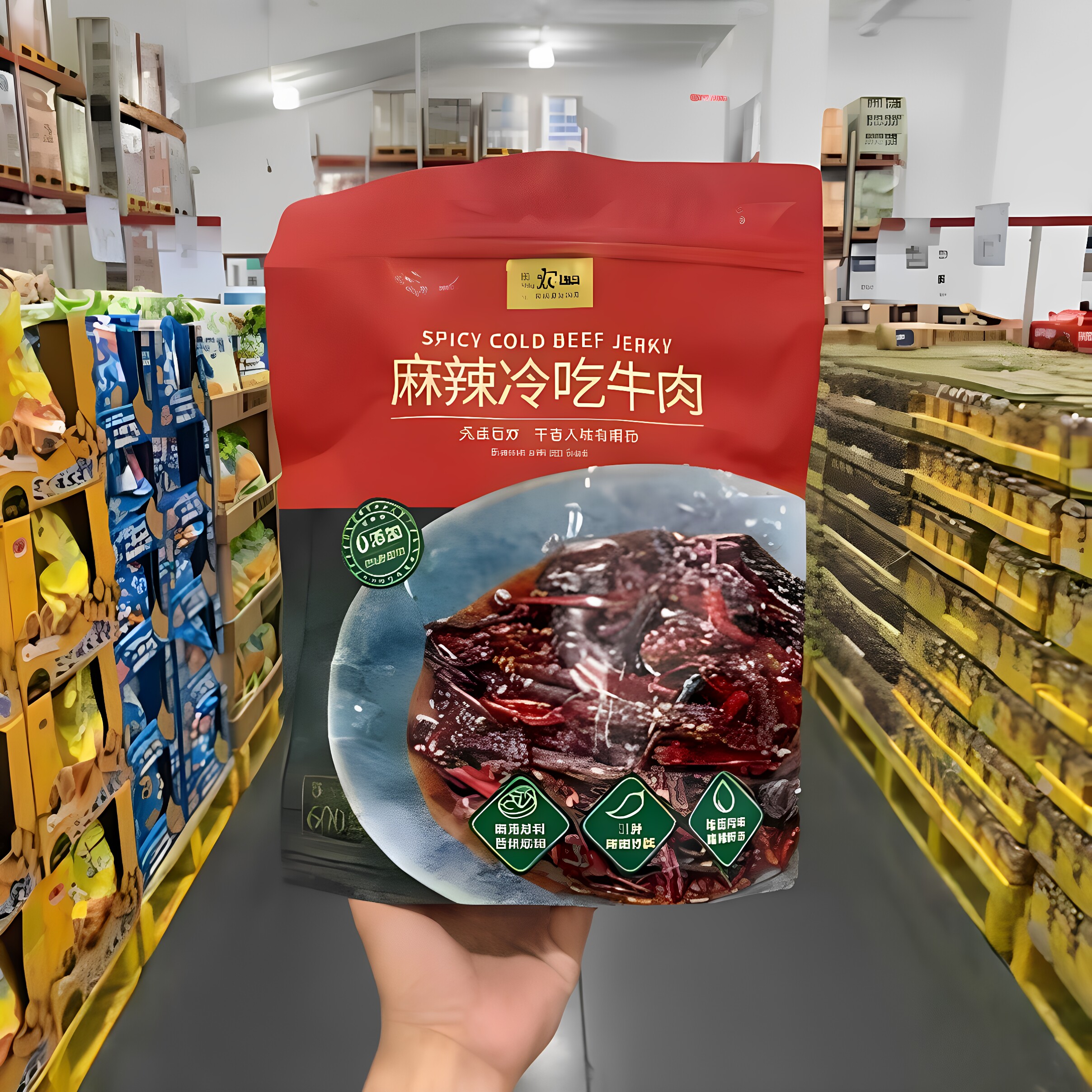 山姆分装代购寇大香冷吃牛肉开袋即食 配料简洁解馋休闲娱乐零食图片