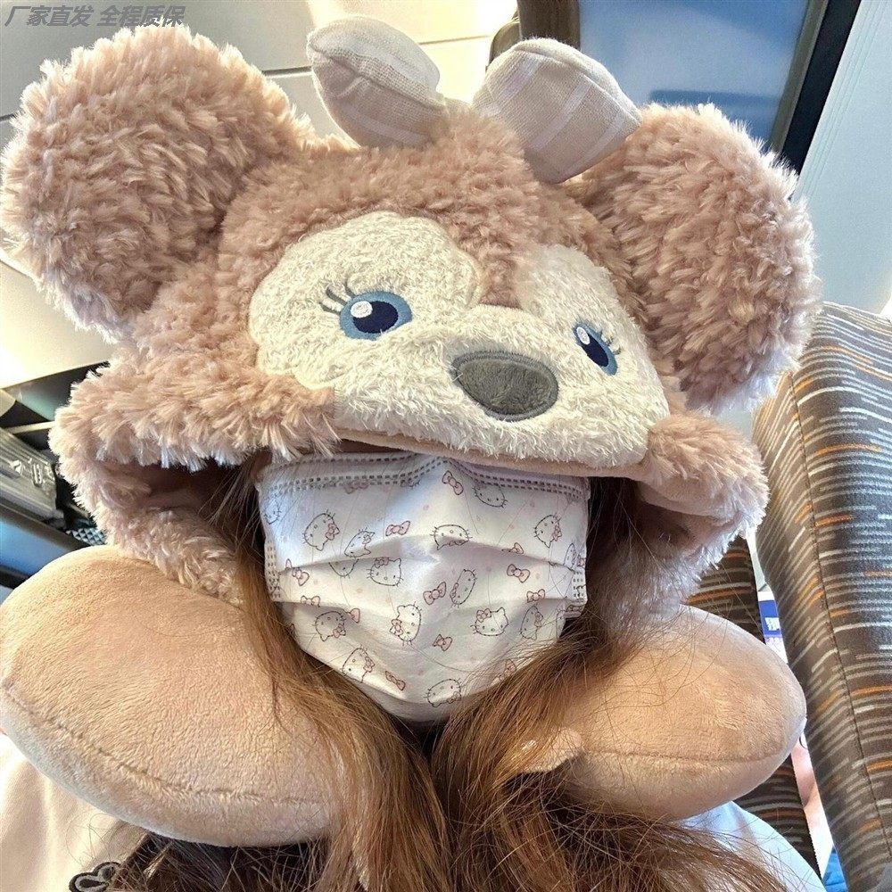 u形枕连帽旅行便携可爱连帽颈枕