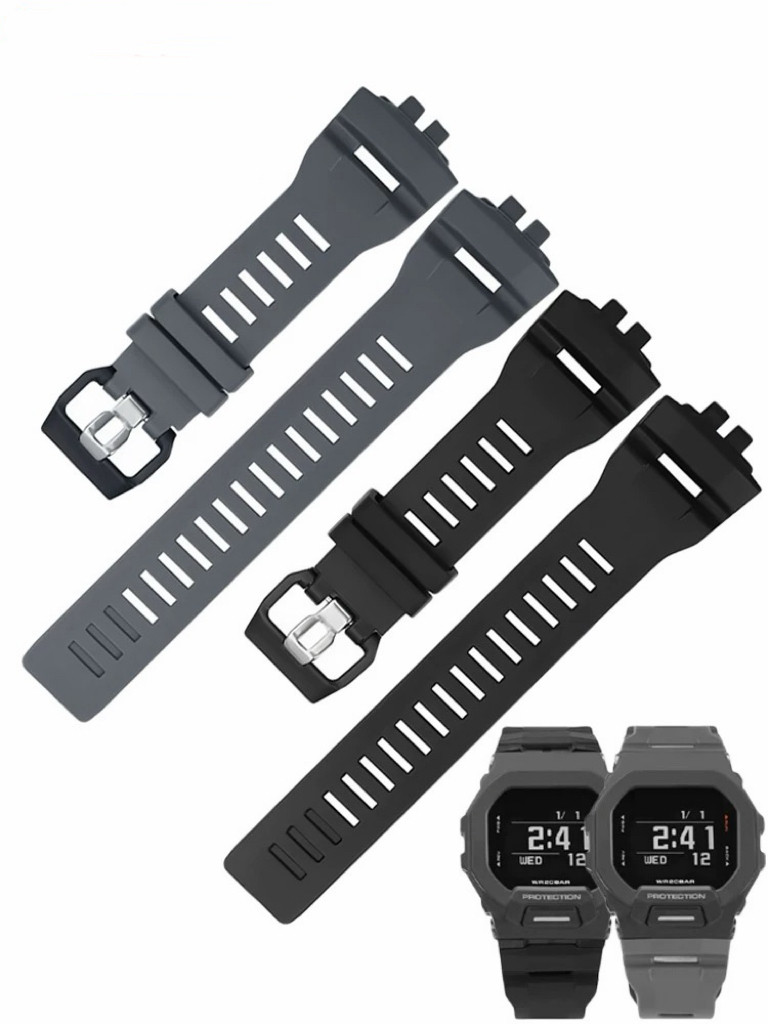 适配卡西欧手表带男款GBD-200/GBD-200SM防水树脂硅胶橡胶带