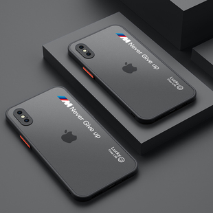 适用苹果xsmax手机壳iphonexr保护套xs潮牌文字iphonex男女款苹果8全包防摔7硅胶6s透明磨砂plus超薄se3硬壳