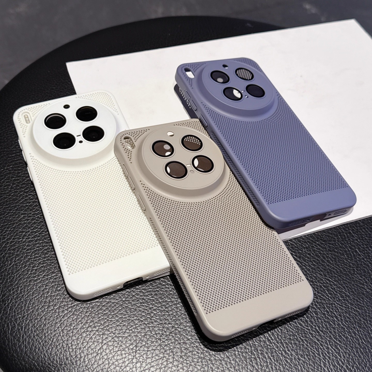 适用vivox300手机壳网壳散热x300pro新款超薄透气硬壳x200s自带镜头膜x200ultra全包防摔x100磨砂男女保护套