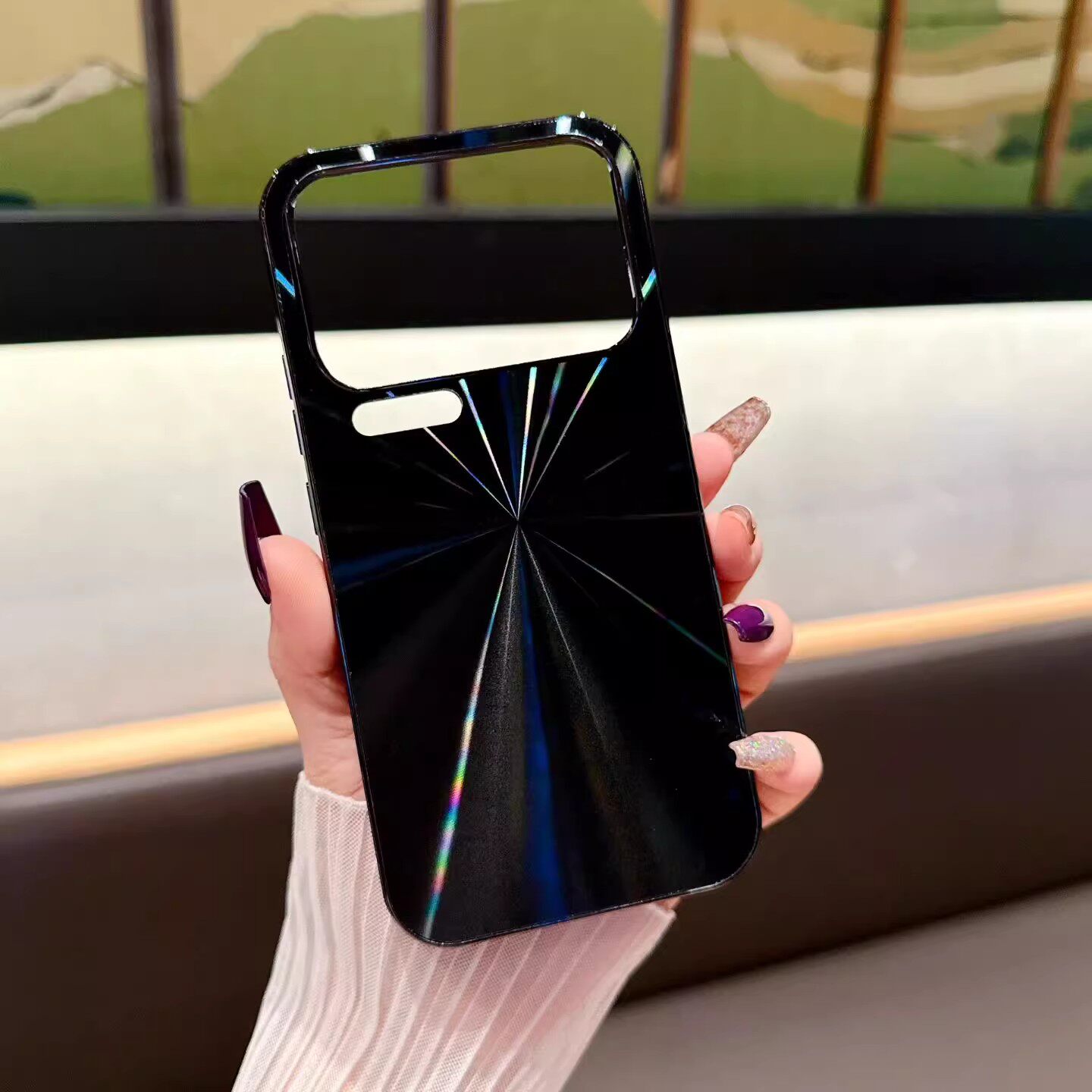 适用小米17promax手机壳新款镭射CD纹小米17Pro高级感Xiaomi17pro电镀防滑边全包防摔保护套男女情侣