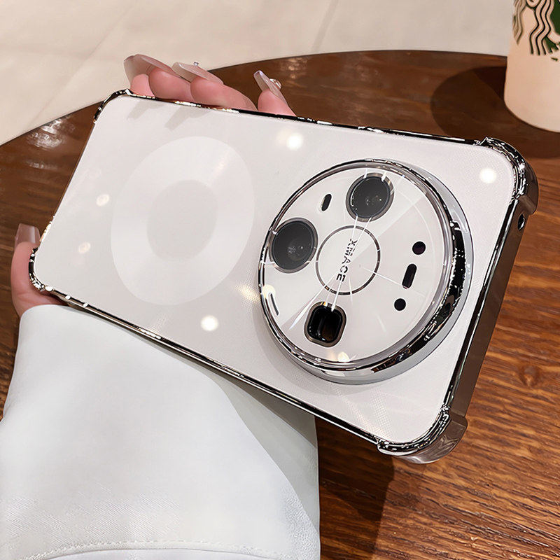 适用华为mate80手机壳mate80promax新款镜头全包防摔气囊mate80pro高级感女m80系列磁吸保护套por磨砂外壳男